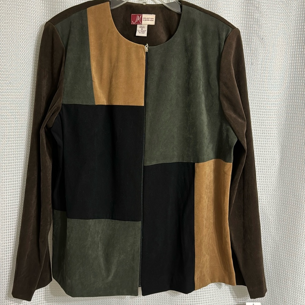 JM color block shirt in size 10